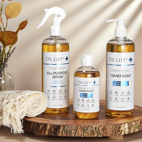 Dr. Lift Moisturizing Hand Soap, Fresh Scent with Cucumber Seed, 16 Fl Oz