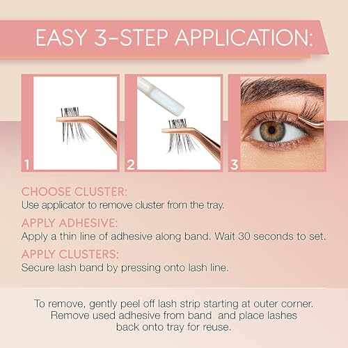Ardell Naked Clusters 437 - Lightweight Human Hair Lash Extensions