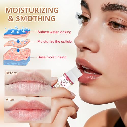 Dmsky Mini Lip Balm Set - 20 Pack with Vitamin E & Coconut Oil