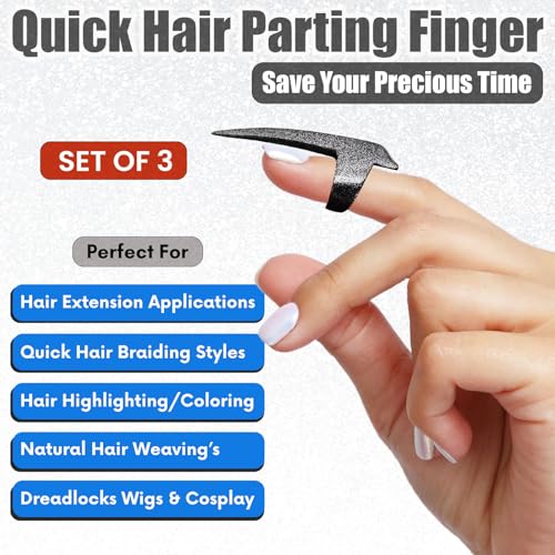 Stainless Steel Hair Parting Tool Set - CEPR/08-07 for Efficient Styling