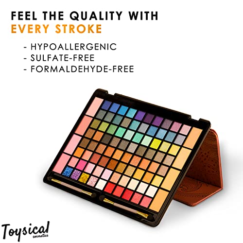 Toysical All-in-One Makeup Kit with 88 Pigmented Eyeshadows