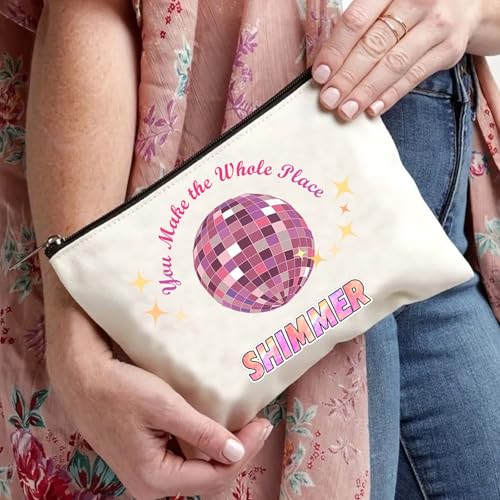 Music Lover Travel Makeup Bag Waterproof Cosmetic Organizer with Mirror