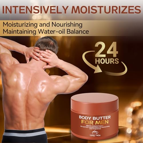 Paistely Pheromone Body Butter for Men - Hydrating & Moisturizing Cream, 2-Pack