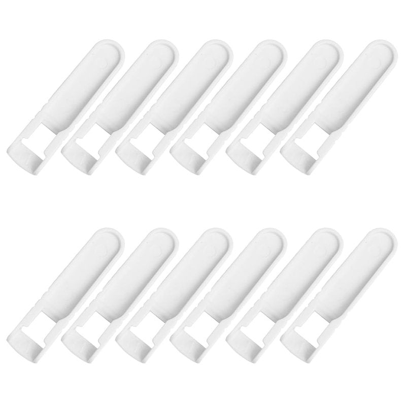 20 Pieces Tweezer Protector Plastic Tweezer Protector Cap Tweezers Tip Covers Tweezer Sleeve Tweezer Point Protectors Tweezers Protective Cover, White