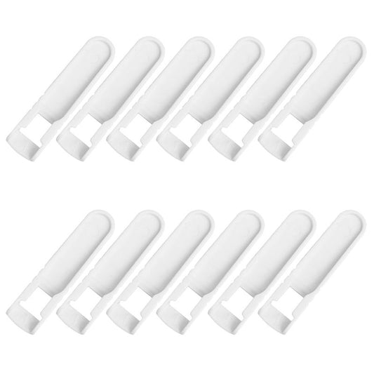 20 Pieces Tweezer Protector Plastic Tweezer Protector Cap Tweezers Tip Covers Tweezer Sleeve Tweezer Point Protectors Tweezers Protective Cover, White
