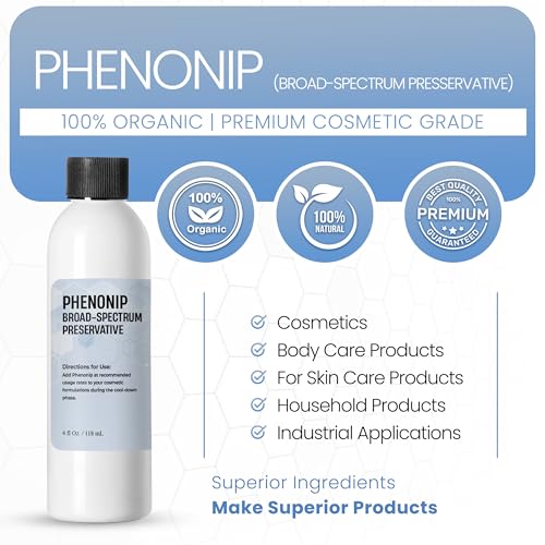 Phenonip Natural Preservative for Lotions & Creams - 8oz / 236mL