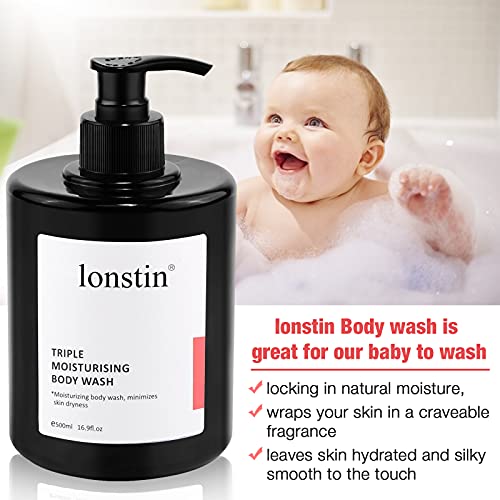 Moisturizing Body Wash with Argan Oil - 16.9 Fl Oz Pump