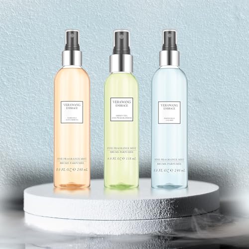 Vera Wang Embrace Periwinkle & Iris Body Mist Pack of 2 - Floral Fragrance, 8oz