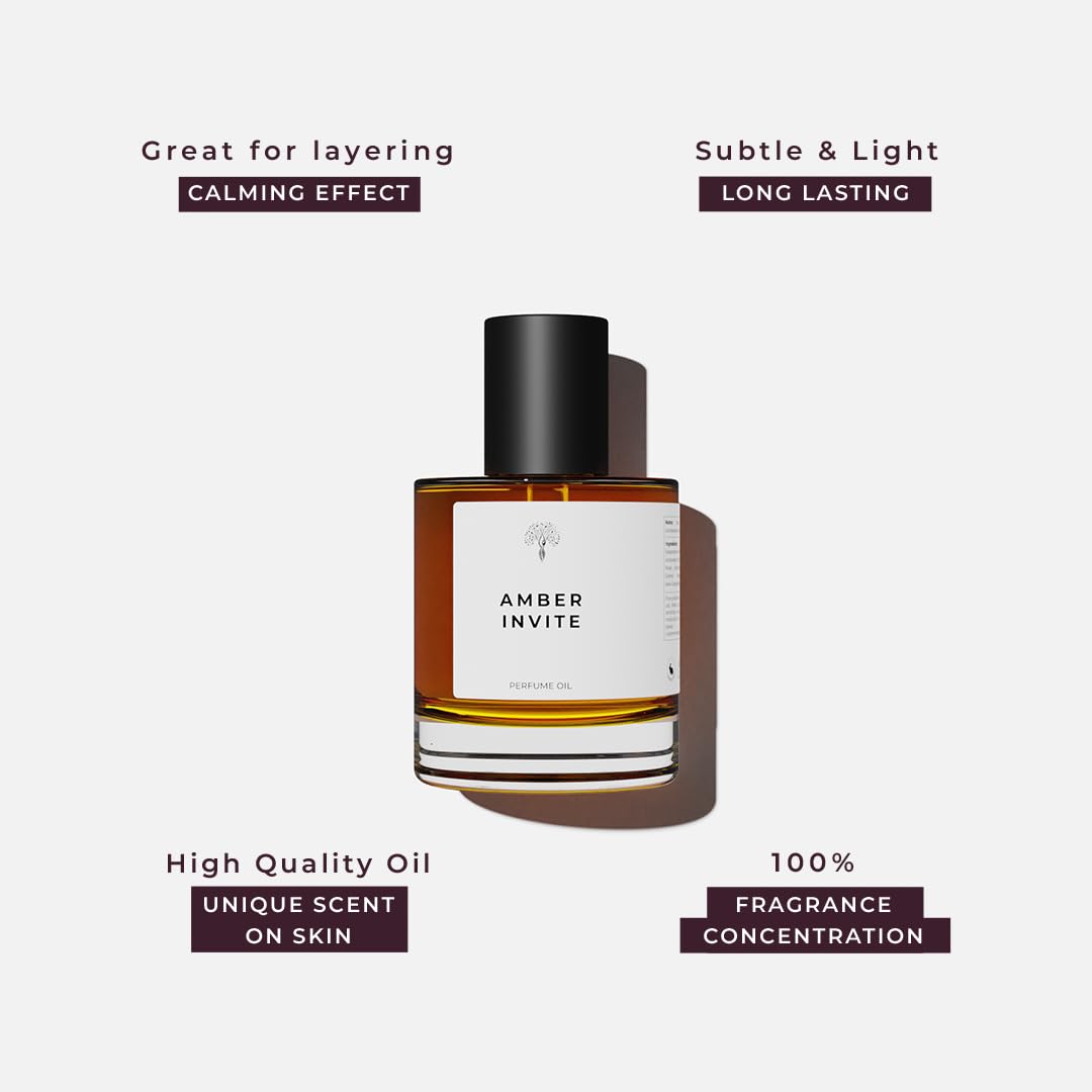 Eternal perfume oils Amber Invite Perfumes for women Alcohol Free Womens Perfume Long Lasting Eau De Parfum 1.69 FL Oz with 1 FL Oz Designer Perfume (Pack of 2)