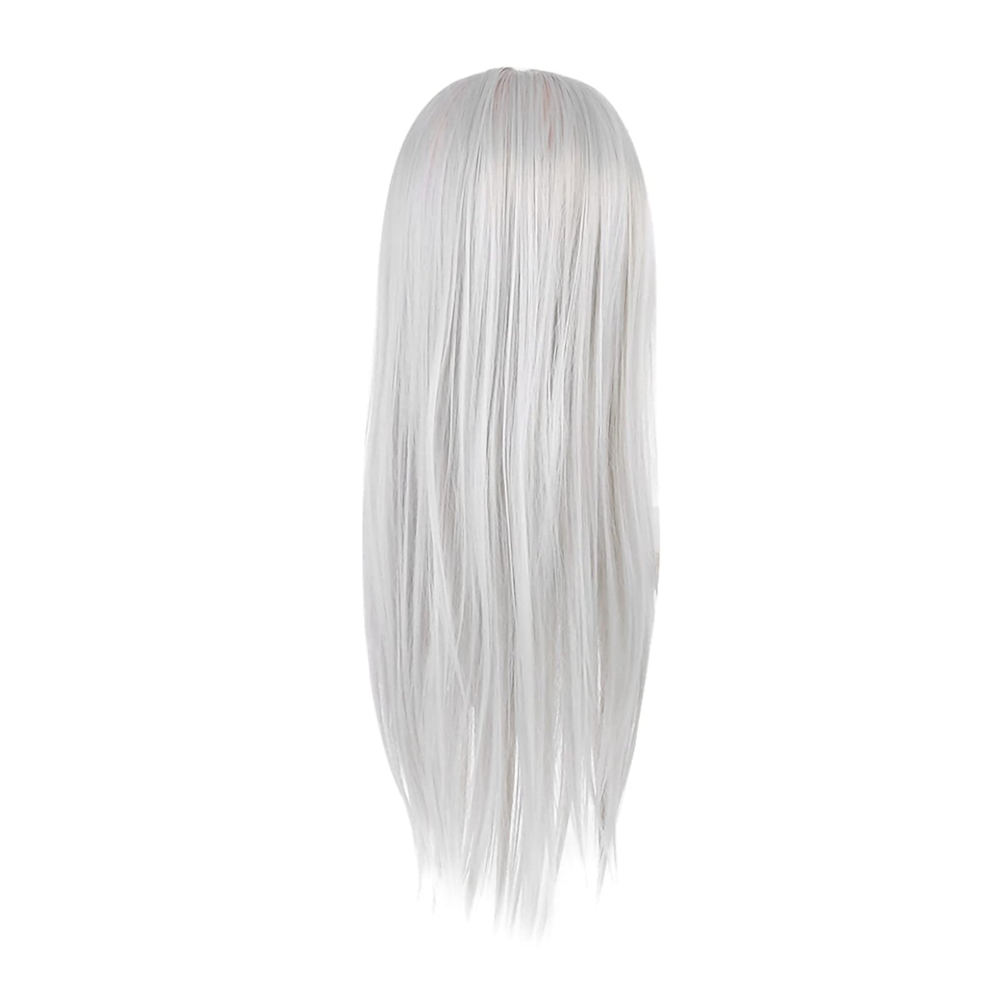 Training Head Mannequin Dolls for Hair Practice, Cosmetology Hairdressing Salon Tool with Thick 66cm High - Temperature Fiber and 30% Human Hair, Dark Gray or Light Gray for (ET-172#)