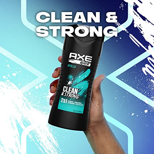 Axe Apollo 2-in-1 Shampoo and Conditioner for Men - 16 oz