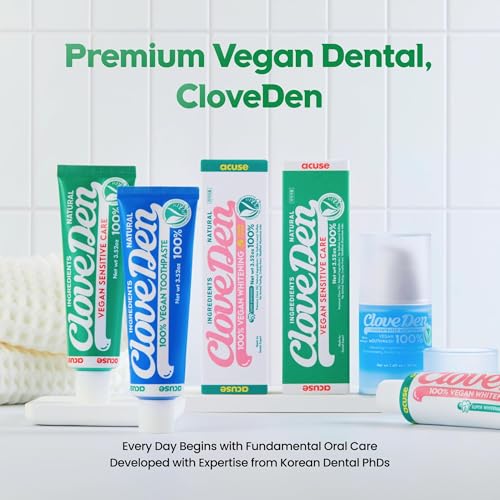 CloveDen Hydroxyapatite Sensitive Teeth Toothpaste, Clove Mint, 3.52 oz