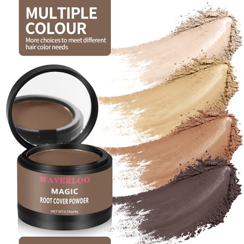 Waverloo Magic Root Cover Up Light Brown 4g - Waterproof Hair Concealer Stick