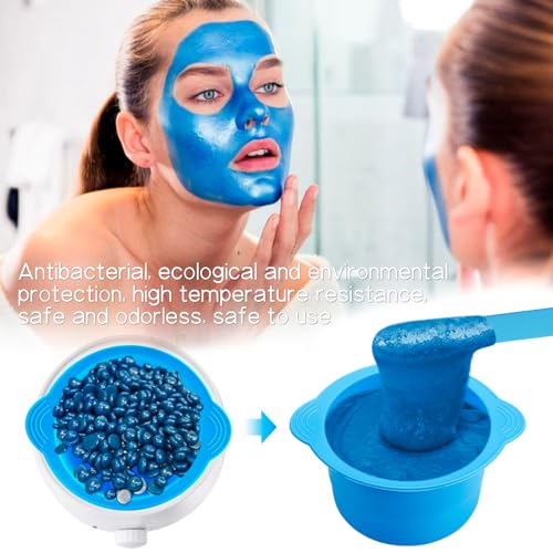 Silicone Wax Warmer Liners Set with Spatulas - Reusable Non-Stick for Hair Removal