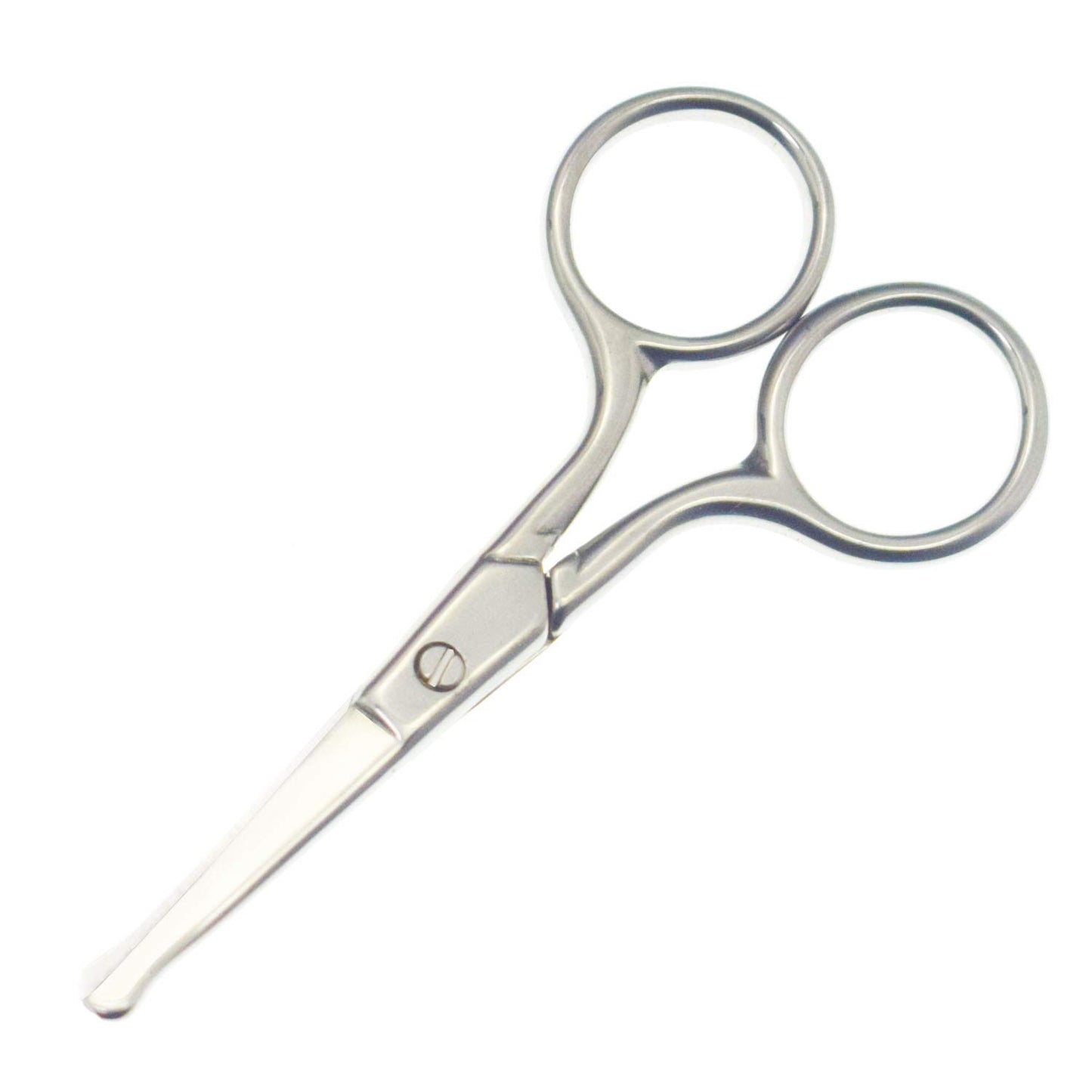 Yutoner 3.6 Inch Silent Pet Grooming Tiny Safety Curved Scissors for Cats & Dogs - Quiet Alternative to Electric Clippers for Sensitive Pets