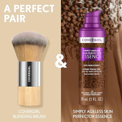 CoverGirl Blending Foundation Brush - Vegan Bristles for Streak-Free Application