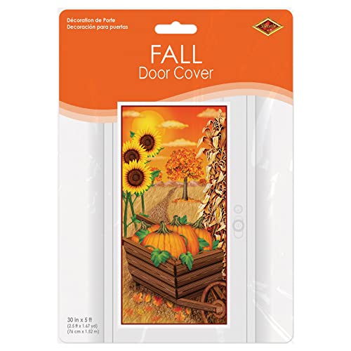 Beistle 30-Inch Fall Decorative Door Cover for Autumn