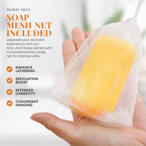 Organic Turmeric Soap Bar with Kojic Acid for Dark Spots | 2-Pack, 3.53 oz Each