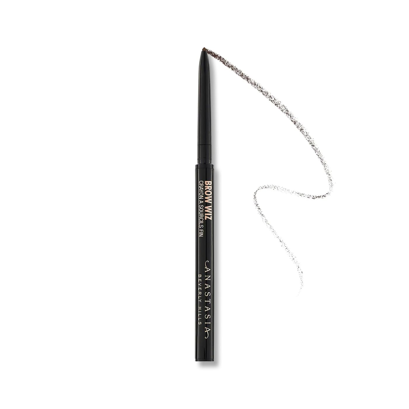 Anastasia Beverly Hills Mini Brow Wiz - Ultra-Slim Retractable Eyebrow Pencil for Precision Hair-Like Strokes | Travel Size