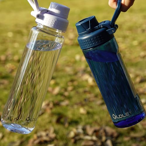 OLDLEY 32 oz Tritan Water Bottle with Carry Handle & Spout Lid