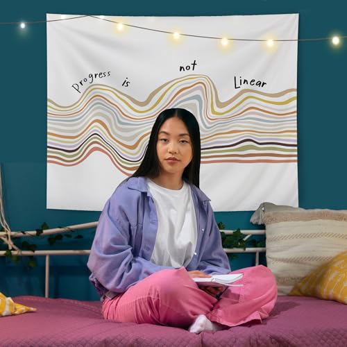 Inspirational Mental Health Tapestry - 50x60 Inch Abstract Wall Decor