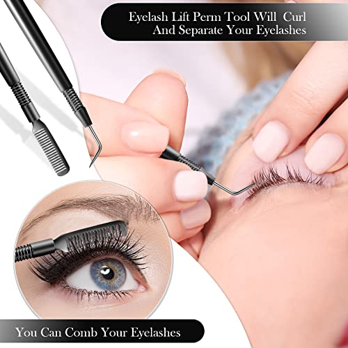 Chumia Black 2-Pack Lash Comb & Separator Tool for Eyelash Lift & Extension