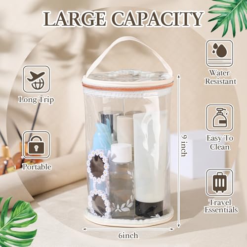 Sanwuta Clear Lotion Bag - White Makeup & Toiletry Organizer