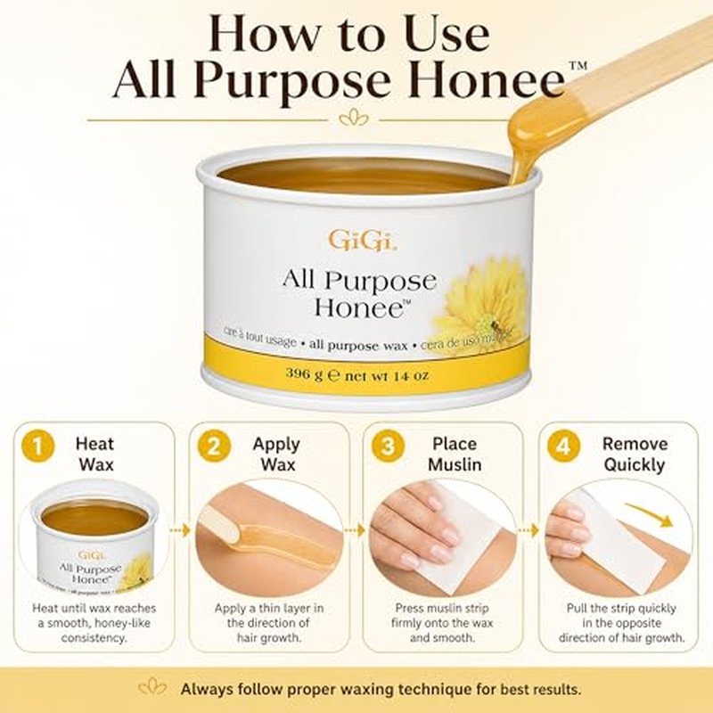 GiGi All Purpose Honee Wax 14 oz (Pack of 2)
