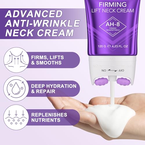 DCTTVHVD Firming Neck Cream with Roller Massage – Deep Hydration & Tightening