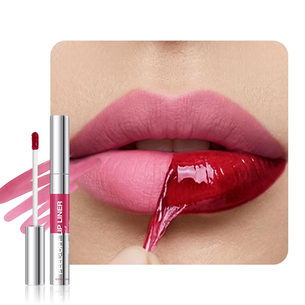 Matte Liquid Lip Gloss Stain Set - Long Lasting Waterproof Lipstick | Wine Red & Brown, 2 Pcs