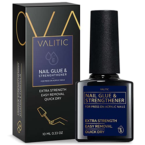 Valitic Quick Dry Nail Glue & Strengthener - 1 Pack