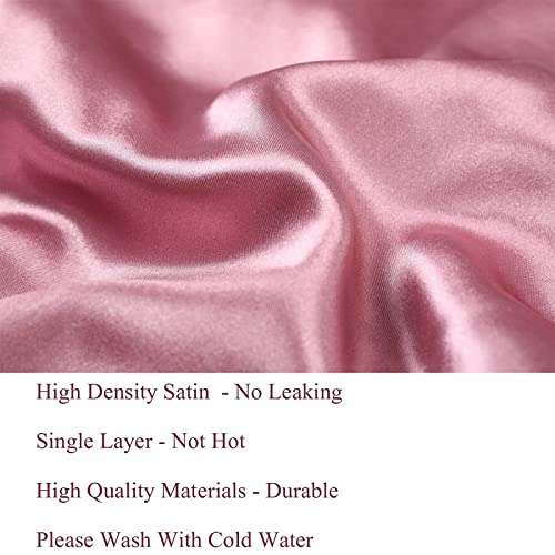 Isshin Beauty Jumbo Satin Silk Bonnet for Long Hair with Adjustable Tie