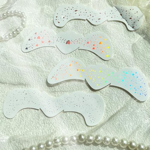 Holographic Freckles Face Tattoos - Waterproof Glitter Patches Set