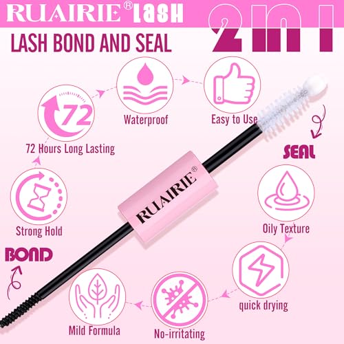 Ruairie Bond and Seal Lash Glue 2pcs - Strong Hold, Waterproof