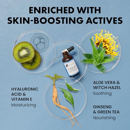 Eclat Skincare Hyaluronic Acid Serum for Face – 2.5% Hydrating B5 Formula