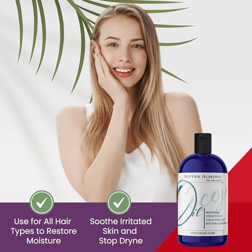 Dr Joe Lab Bitter Almond Oil - 8 Fl Oz Pure Cold Pressed Vegan