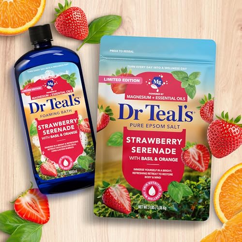 Dr Teal's Strawberry Serenade Epsom Salt Soak - 3 lbs
