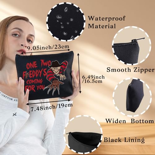 Night Stalker One Two Freddy Makeup Bag - Horror Inspired Gift