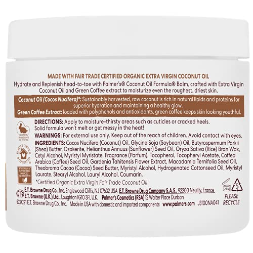 Palmer's Coconut Oil Body Balm with Vitamin E - 3.5 oz Hydration