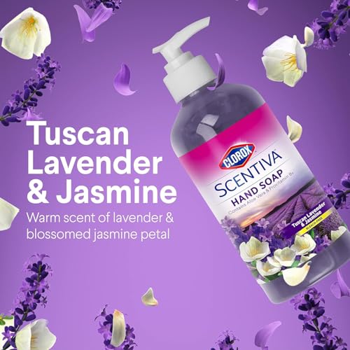 Clorox Scentiva Liquid Hand Soap - Tuscan Lavender Jasmine, 14 Fl Oz, 2-Pack