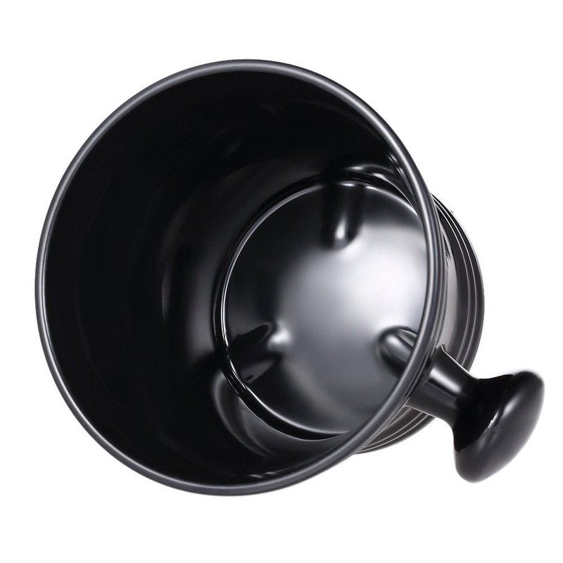 Shaving Mug Anself Man's Plastic Shaving Bowl with Handle Soup Bowl Barber Cleaning Soup Cup for Razor