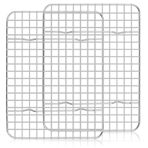 Homikit 12x9 Inch Stainless Steel Cooling Rack Set - 2 Pack Baking Racks