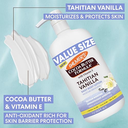 Palmer's Tahitian Vanilla Body Lotion with Cocoa Butter, 33.8 Fl Oz