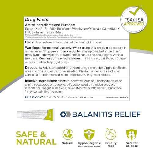 Balanitis Relief Soap & Ointment Kit - Natural Treatment for Itch & Irritation | 14g Tube + Soap Bar