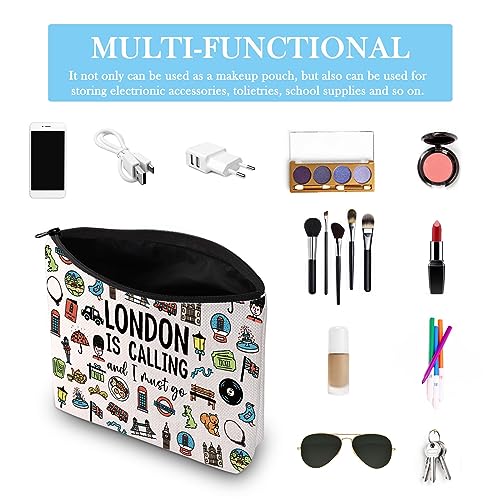 Must Go London Travel Toiletry Bag - England Souvenir Accessory
