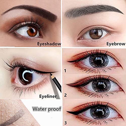 Go Ho 6 PCS Eyebrow Pencil Set - Waterproof & Long-lasting Gel