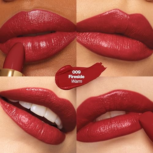 Revlon Super Lustrous Lipstick Fireside 009 - Moisturizing Full Coverage Lip Color