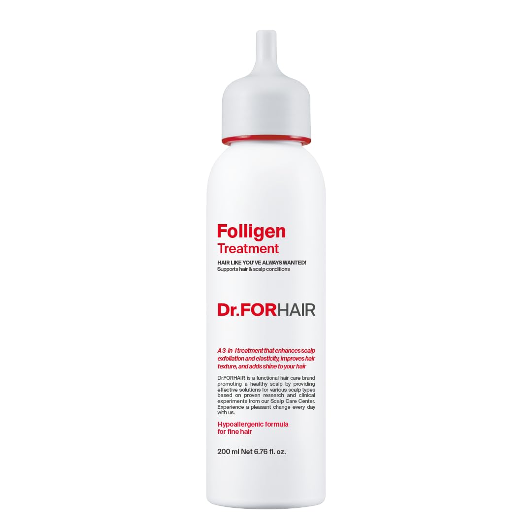Folligen Thickening Scalp Conditioning Mask - Nourishing Biotin, Keratin & Peptides | 6.76 oz Hair Treatment