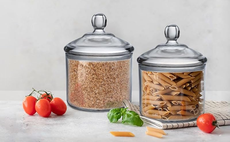Airtight Clear Acrylic Cookie Jar - 40oz Lidded Candy Dish