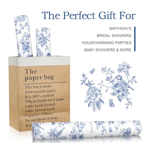Gersoniel 10 Sheets Scented Drawer Liners - Floral Design